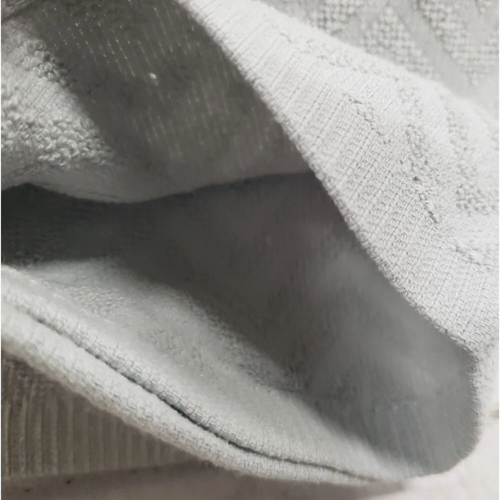 2 Same Jumbo Textured Towels w/Patch(18